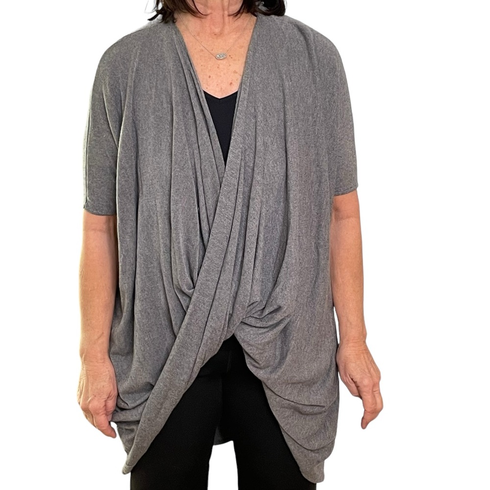 Anthropologie Sz M Lovestitch Twist-Front Sweater